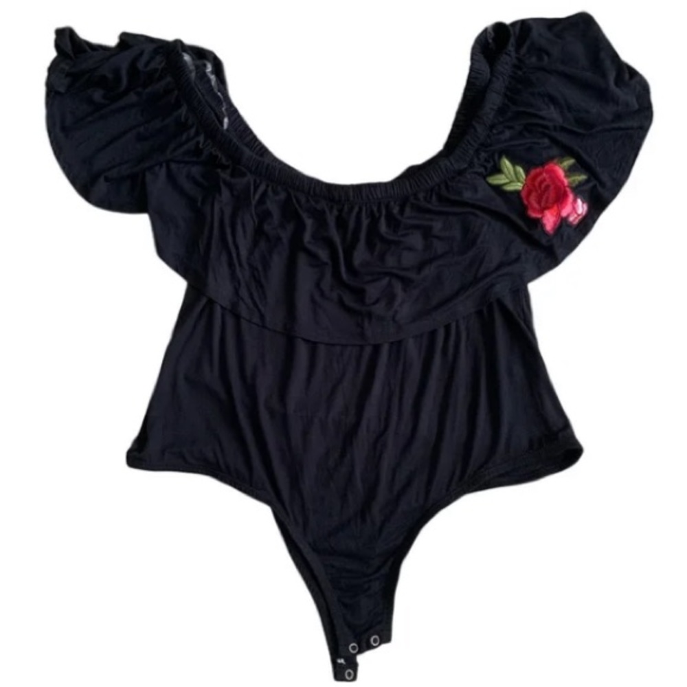Rouge Collection women’s 3X off the shoulder bodysuit